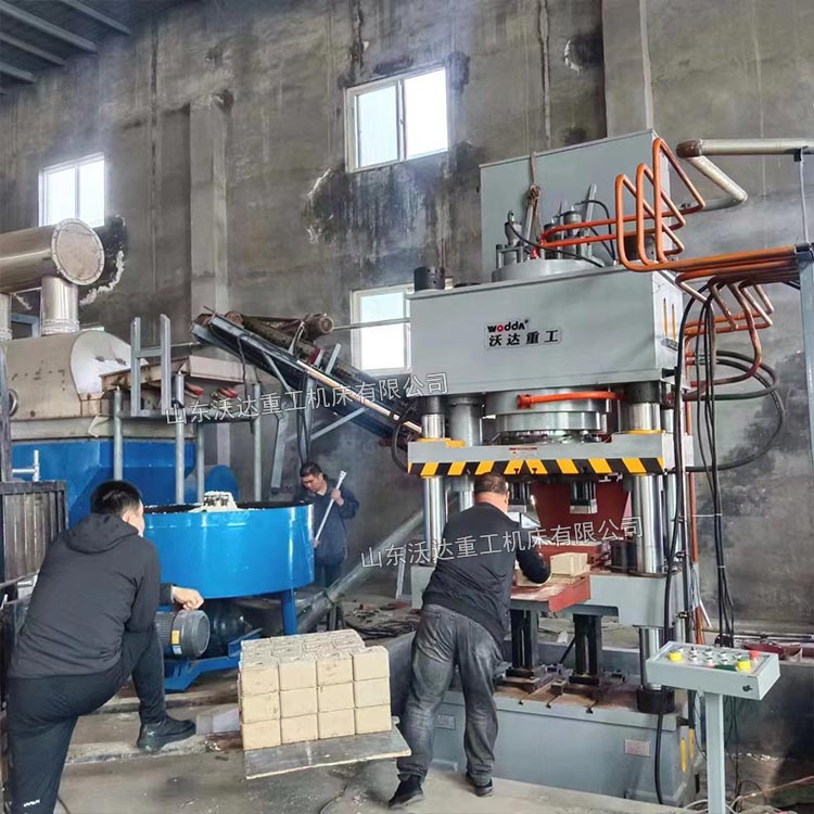 630噸鹽磚機現場